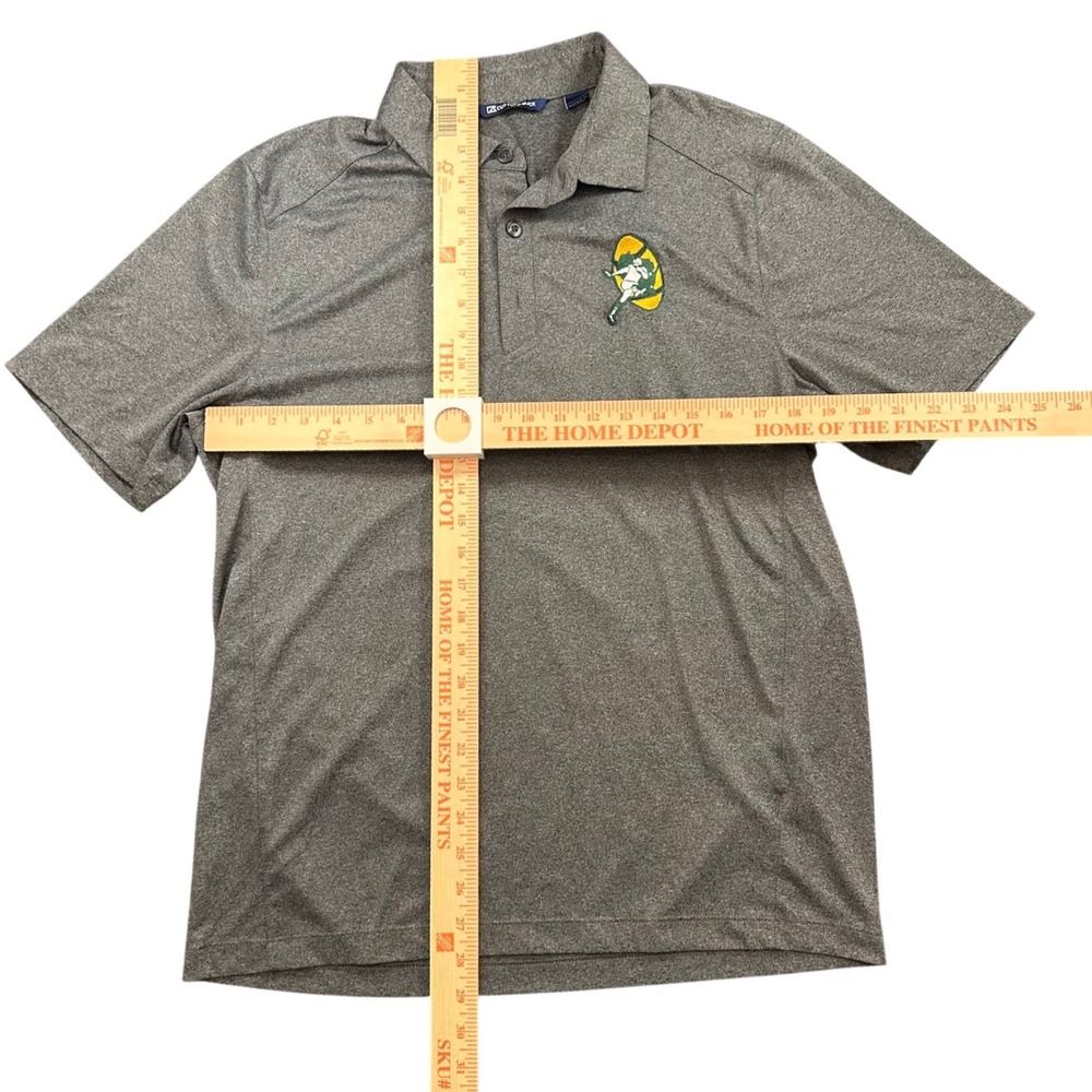 Cutter & Buck Green Bay Packers Polo with Retro Logo Size Medium - Picture 3 of 3